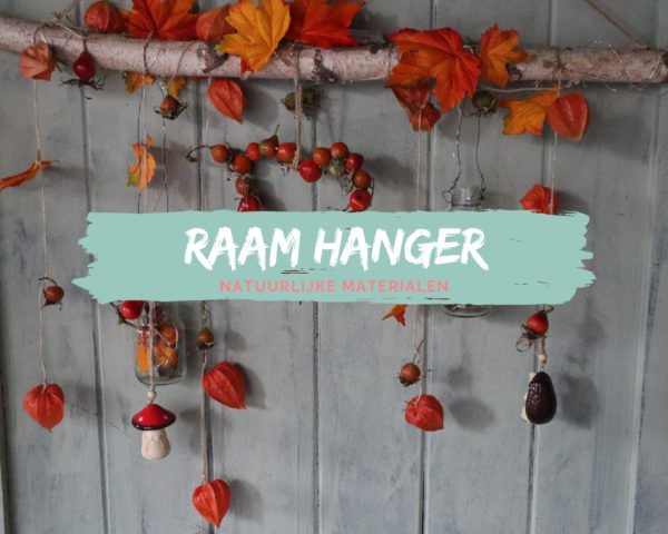 Raam hanger herfst DIY