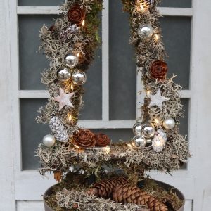 kerstboompje op frame